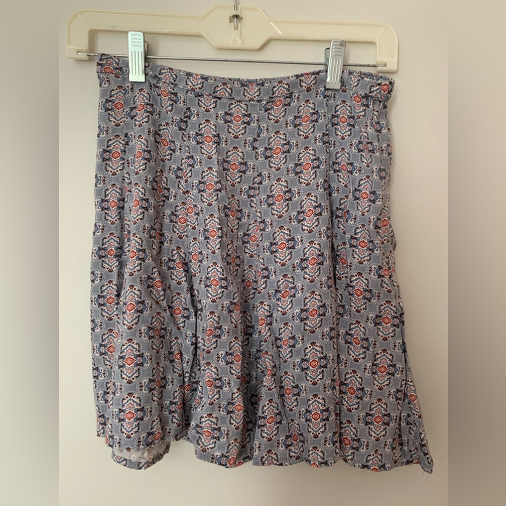 Hollister boho print skirt, size s
